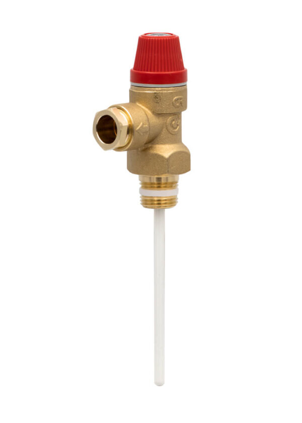 Altecnic Caleffi 7 bar 1/2" 15mm Pressure and Temperature Relief Valve 309473